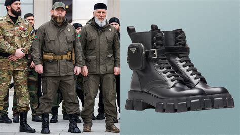 chechnya prada boots|why do chechens wear designer boots.